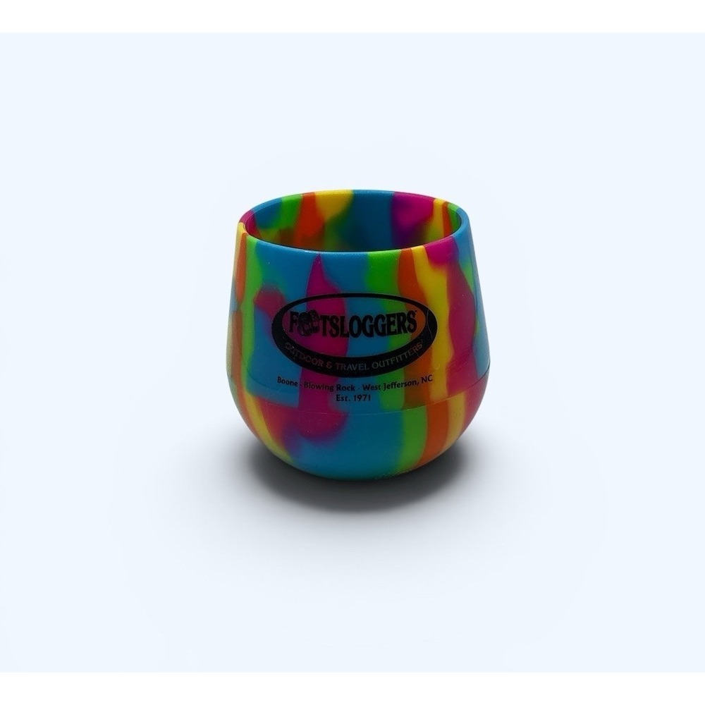 SILIPINT 14oz TUMBLER FOOTSLOGGERS RAINBOW SWIRL‎
